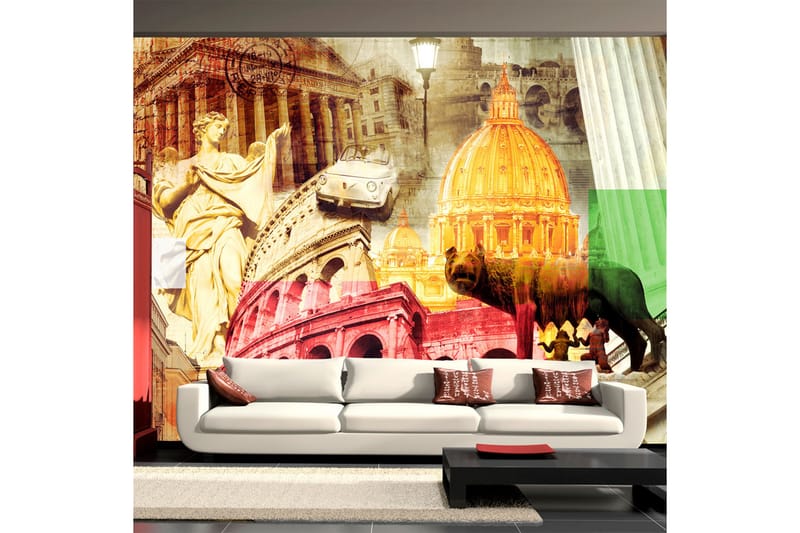 Fototapet Rom Kollage 400x280 - Artgeist sp. z o. o. - Inredning - Väggdekor - Tapet & tapettillbehör - Fototapet
