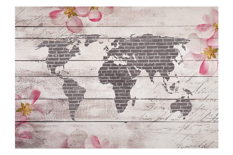 Fototapet Romantic World 300x210 - Artgeist sp. z o. o. - Inredning - Väggdekor - Tapet & tapettillbehör - Fototapet