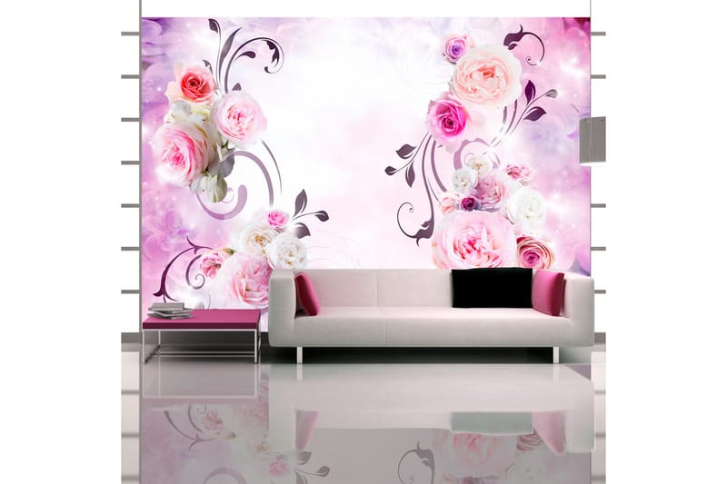 Fototapet Rose Variations 300x210 - Artgeist sp. z o. o. - Inredning - Väggdekor - Tapet & tapettillbehör - Fototapet