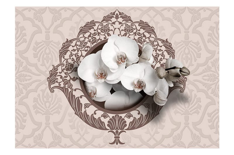 Fototapet Royal Orchids 300x210 - Artgeist sp. z o. o. - Inredning - Väggdekor - Tapet & tapettillbehör - Fototapet