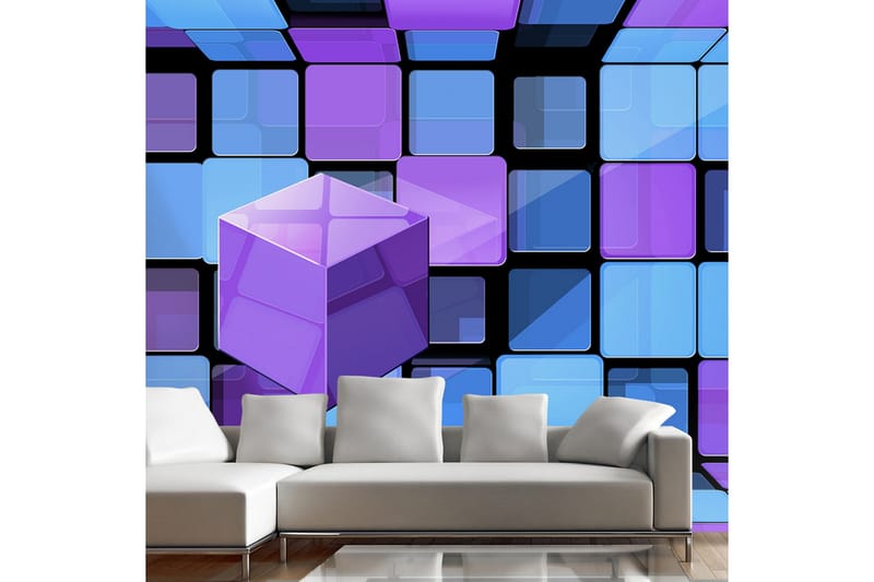 Fototapet Rubik's Cube Variation 100x70 - Artgeist sp. z o. o. - Inredning - Väggdekor - Tapet & tapettillbehör - Fototapet