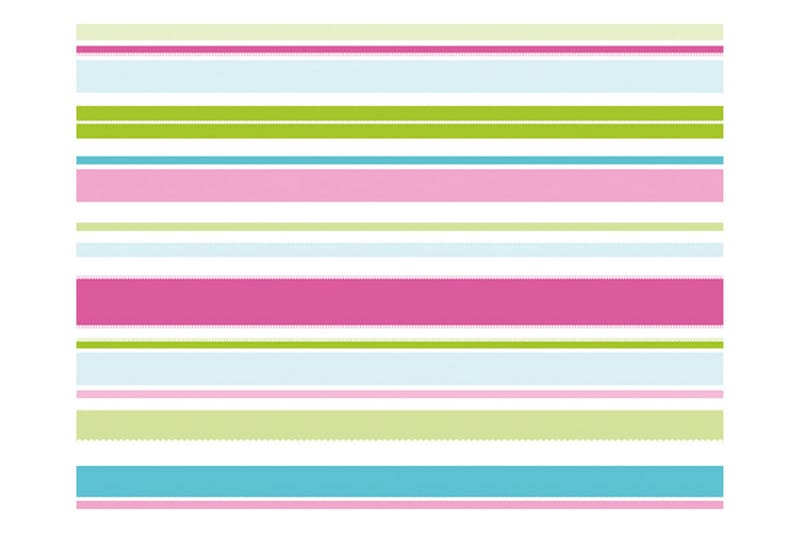 Fototapet Söta Ränder 300x231 - Artgeist sp. z o. o. - Inredning - Väggdekor - Tapet & tapettillbehör - Fototapet