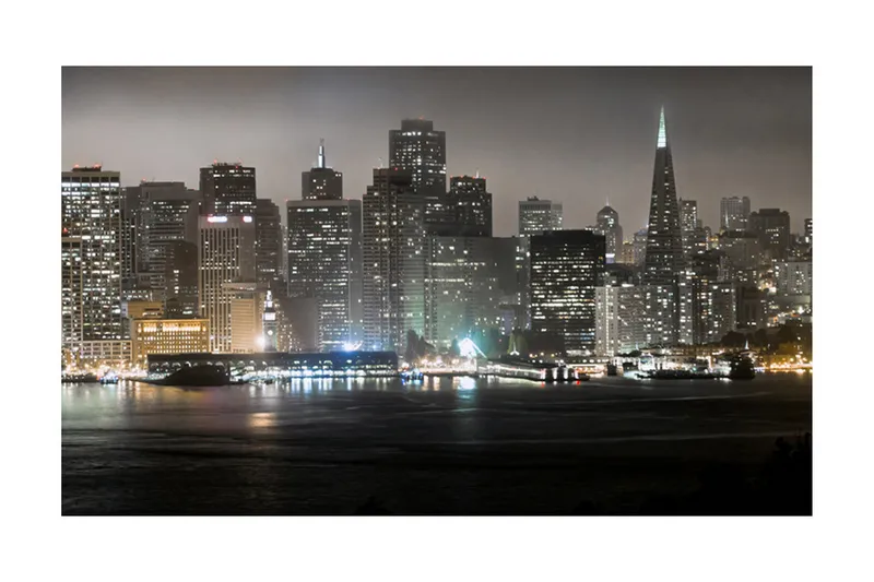 Fototapet San Francisco By Night 450x270 - Artgeist sp. z o. o. - Inredning - Väggdekor - Tapet & tapettillbehör - Fototapet