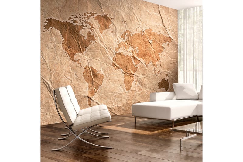 Fototapet Sandy Map 300x210, Artgeist sp. z o. o.