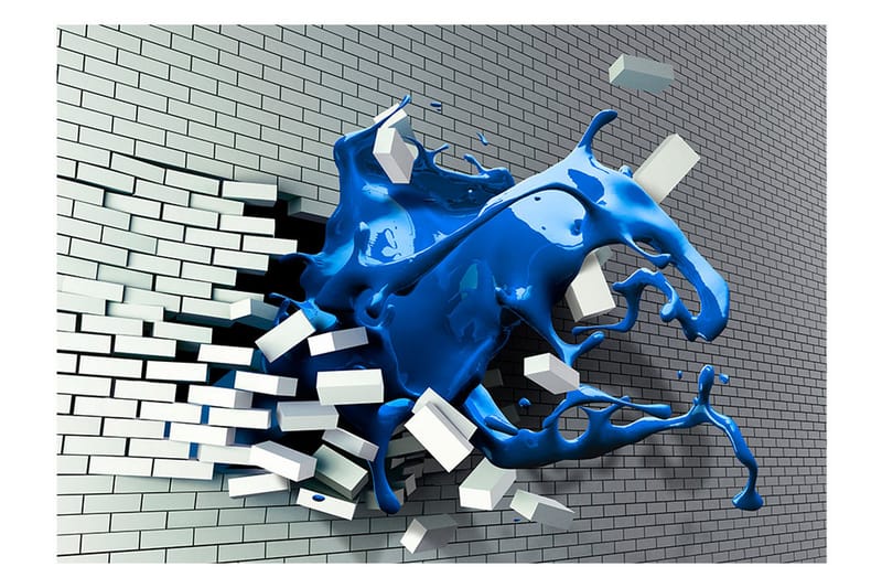 Fototapet Sapphire Muse 100x70 - Artgeist sp. z o. o. - Inredning - Väggdekor - Tapet & tapettillbehör - Fototapet