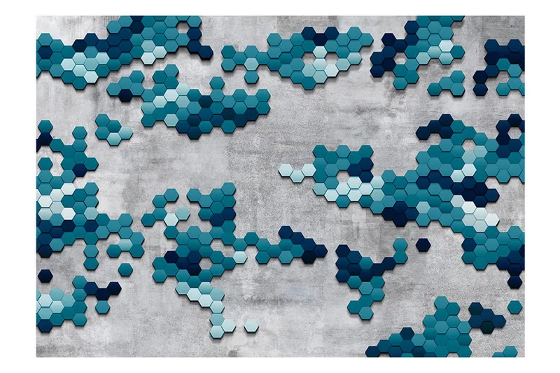 Fototapet Sea Puzzle 400x280 - Artgeist sp. z o. o. - Inredning - Väggdekor - Tapet & tapettillbehör - Fototapet