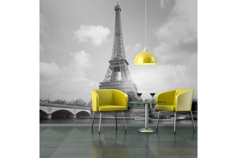 Fototapet Seine And Eiffel Tower 250x193 - Artgeist sp. z o. o. - Inredning - Väggdekor - Tapet & tapettillbehör - Fototapet