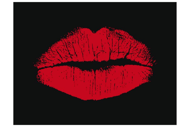 Fototapet Sensual Lips 200x154 - Artgeist sp. z o. o. - Inredning - Väggdekor - Tapet & tapettillbehör - Fototapet