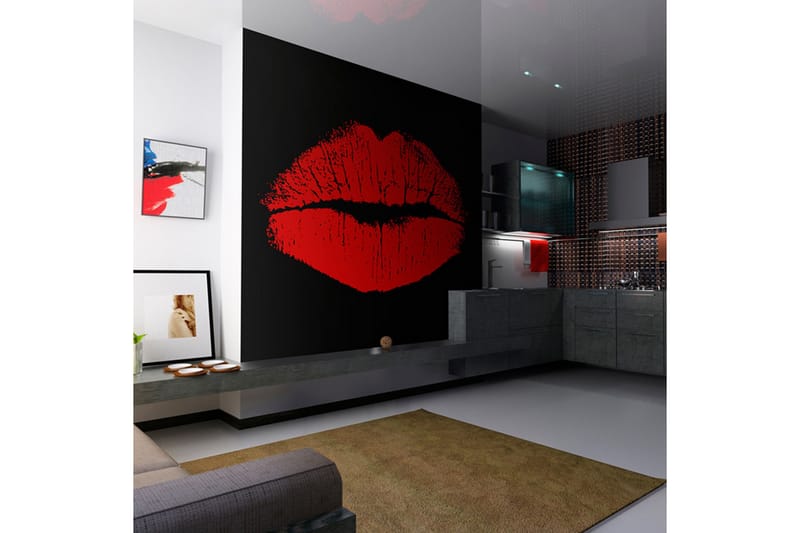 Fototapet Sensual Lips 300x231 - Artgeist sp. z o. o. - Inredning - Väggdekor - Tapet & tapettillbehör - Fototapet