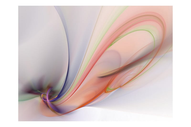 Fototapet Silky Colorful Smoke 350x270 - Artgeist sp. z o. o. - Inredning - Väggdekor - Tapet & tapettillbehör - Fototapet