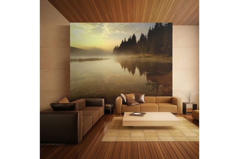 Fototapet Skog Och Sjö 200x154, Artgeist sp. z o. o.