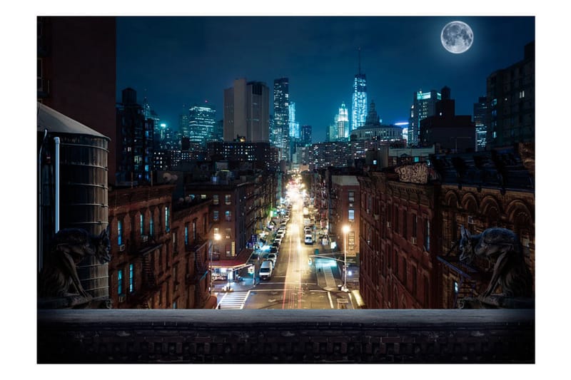 Fototapet Sleepy New York 300x210 - Artgeist sp. z o. o. - Inredning - Väggdekor - Tapet & tapettillbehör - Fototapet