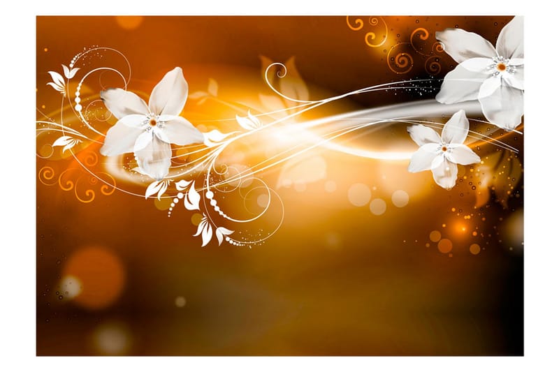 Fototapet Snow Flower 250x175 - Artgeist sp. z o. o. - Inredning - Väggdekor - Tapet & tapettillbehör - Fototapet