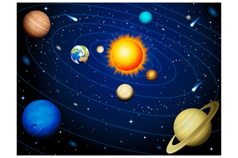 Fototapet Solsystemet 250x193, Artgeist sp. z o. o.