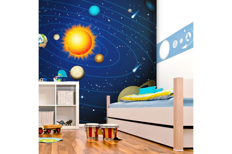 Fototapet Solsystemet 250x193 - Artgeist sp. z o. o. - Inredning - Väggdekor - Tapet & tapettillbehör - Fototapet