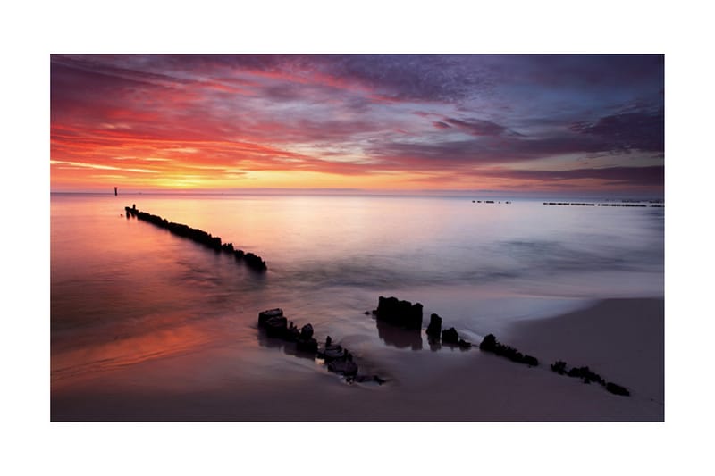 Fototapet Soluppgång Över Östersjön 450x270 - Artgeist sp. z o. o. - Inredning - Väggdekor - Tapet & tapettillbehör - Fototapet