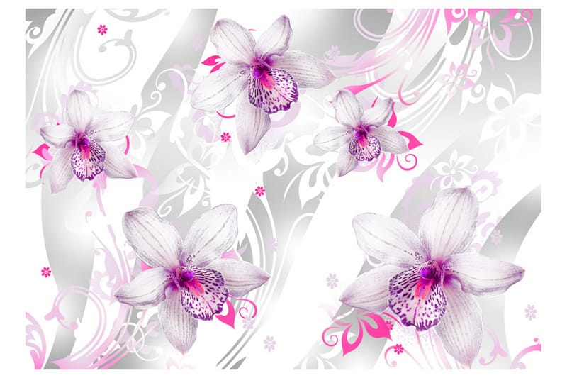 Fototapet Sounds Of Subtlety Silver 200x140, Artgeist sp. z o. o.