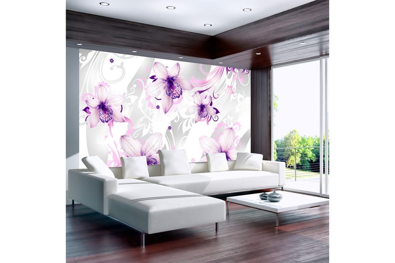 Fototapet Sounds Of Subtlety Violet 200x140, Artgeist sp. z o. o.