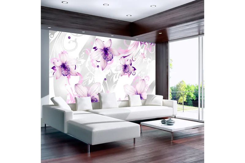 Fototapet Sounds Of Subtlety Violet 350x245, Artgeist sp. z o. o.