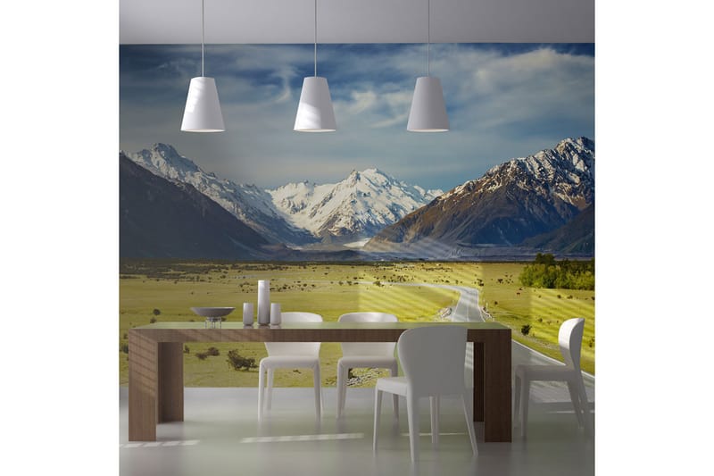Fototapet Southern Alps New Zealand 300x231 - Artgeist sp. z o. o. - Inredning - Väggdekor - Tapet & tapettillbehör - Fototapet