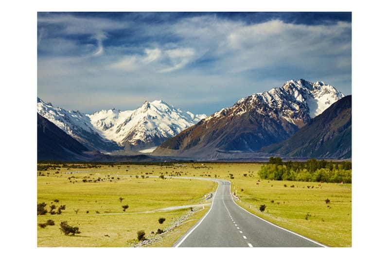 Fototapet Southern Alps New Zealand 400x309 - Artgeist sp. z o. o. - Inredning - Väggdekor - Tapet & tapettillbehör - Fototapet