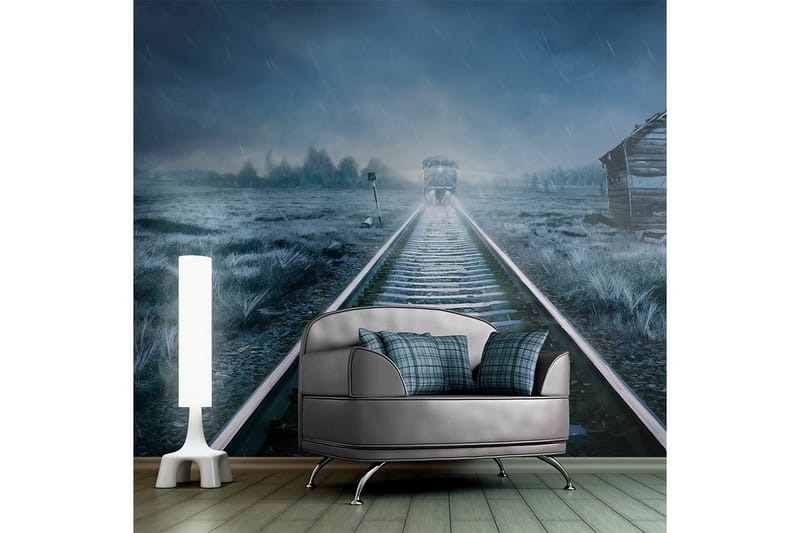 Fototapet Spöktåget 250x193 - Artgeist sp. z o. o. - Inredning - Väggdekor - Tapet & tapettillbehör - Fototapet