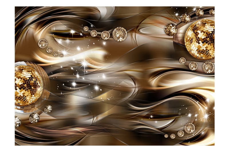 Fototapet Space Disco 200x140 - Artgeist sp. z o. o. - Inredning - Väggdekor - Tapet & tapettillbehör - Fototapet