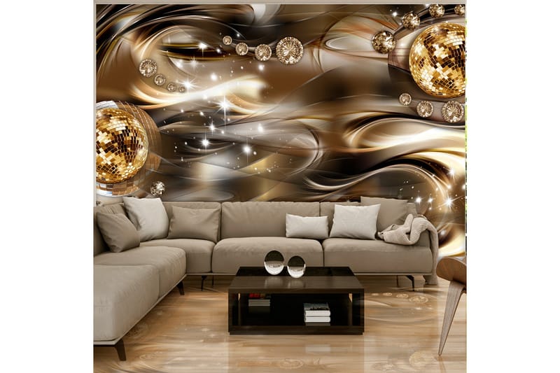 Fototapet Space Disco 200x140 - Artgeist sp. z o. o. - Inredning - Väggdekor - Tapet & tapettillbehör - Fototapet