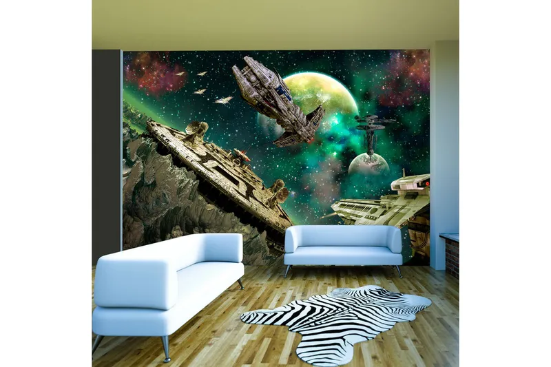 Fototapet Space Fleet 150x105, Artgeist sp. z o. o.