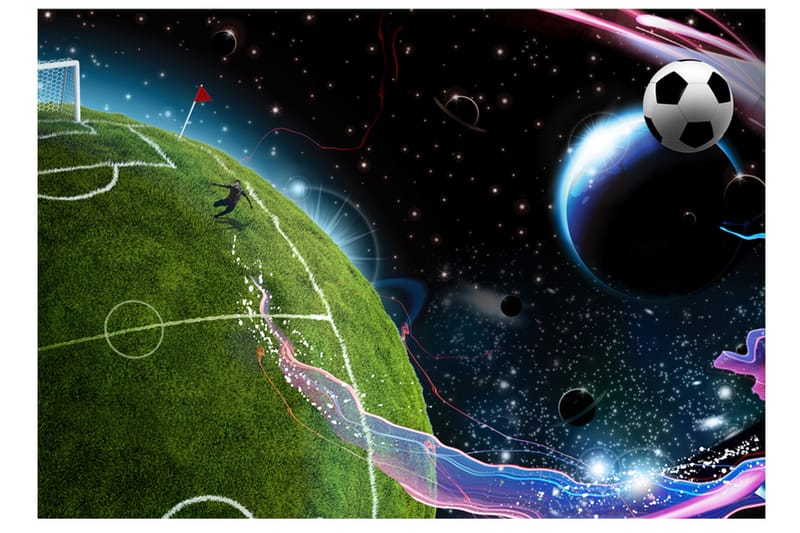 Fototapet Space Match 400x280 - Artgeist sp. z o. o. - Inredning - Väggdekor - Tapet & tapettillbehör - Fototapet