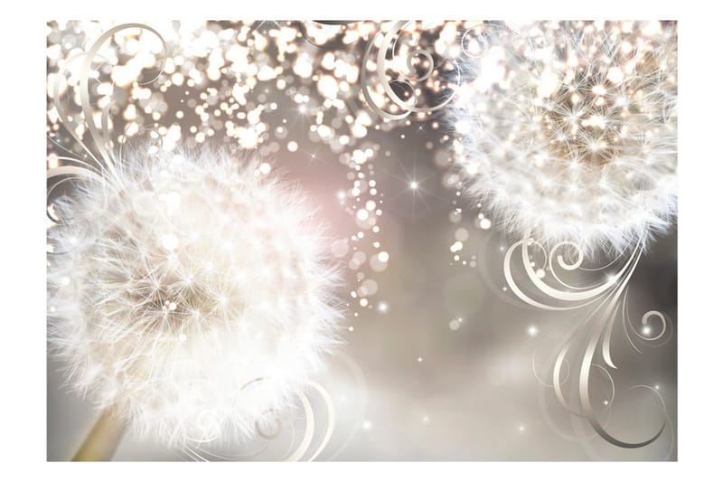 Fototapet Spellbound Dandelions 100x70 - Artgeist sp. z o. o. - Inredning - Väggdekor - Tapet & tapettillbehör - Fototapet