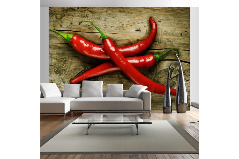 Fototapet Spicy Chili Peppers 200x154, Artgeist sp. z o. o.
