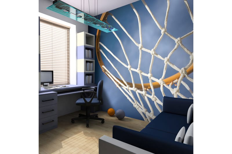 Fototapet Sport Basketball 400x309 - Artgeist sp. z o. o. - Inredning - Väggdekor - Tapet & tapettillbehör - Fototapet