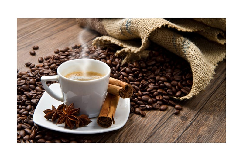Fototapet Star Anise Coffee 450x270 - Artgeist sp. z o. o. - Inredning - Väggdekor - Tapet & tapettillbehör - Fototapet