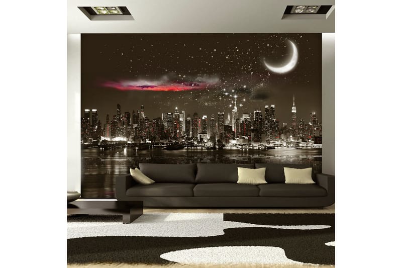 Fototapet Starry Night Over NY 350x245, Artgeist sp. z o. o.