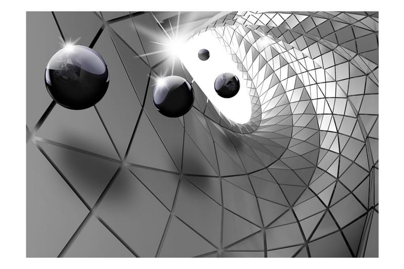 Fototapet Steel Illusion 350x245 - Artgeist sp. z o. o. - Inredning - Väggdekor - Tapet & tapettillbehör - Fototapet
