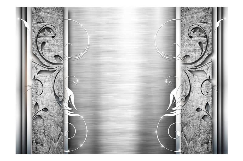Fototapet Steel Leaves 250x175 - Artgeist sp. z o. o. - Inredning - Väggdekor - Tapet & tapettillbehör - Fototapet