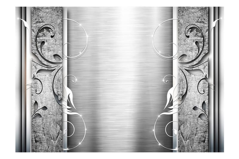 Fototapet Steel Leaves 400x280 - Artgeist sp. z o. o. - Inredning - Väggdekor - Tapet & tapettillbehör - Fototapet