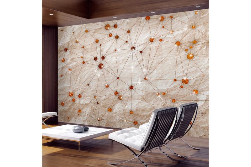 Fototapet Stone And Gold 350x245, Artgeist sp. z o. o.