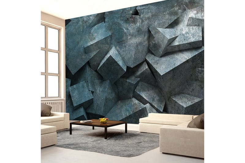 Fototapet Stone Avalanche 300x210 - Artgeist sp. z o. o. - Inredning - Väggdekor - Tapet & tapettillbehör - Fototapet