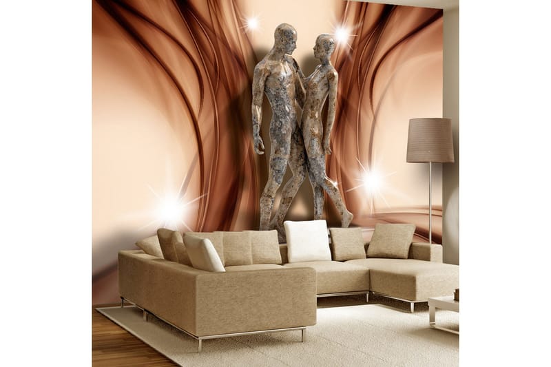 Fototapet Stone Couple 350x245 - Artgeist sp. z o. o. - Inredning - Väggdekor - Tapet & tapettillbehör - Fototapet