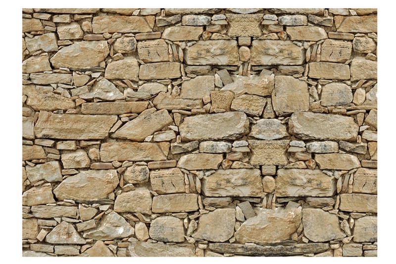 Fototapet Stone Wall 300x210 - Artgeist sp. z o. o. - Inredning - Väggdekor - Tapet & tapettillbehör - Fototapet