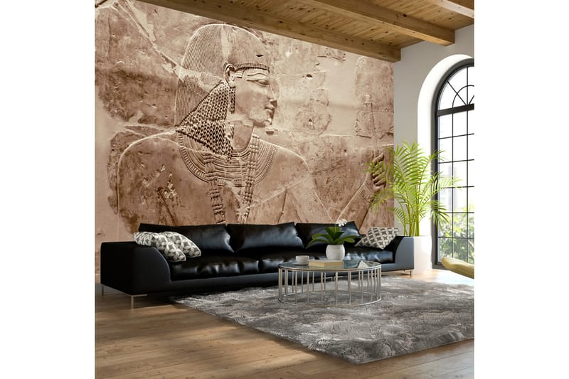 Fototapet Stone Pharaoh 350x245 - Artgeist sp. z o. o. - Inredning - Väggdekor - Tapet & tapettillbehör - Fototapet