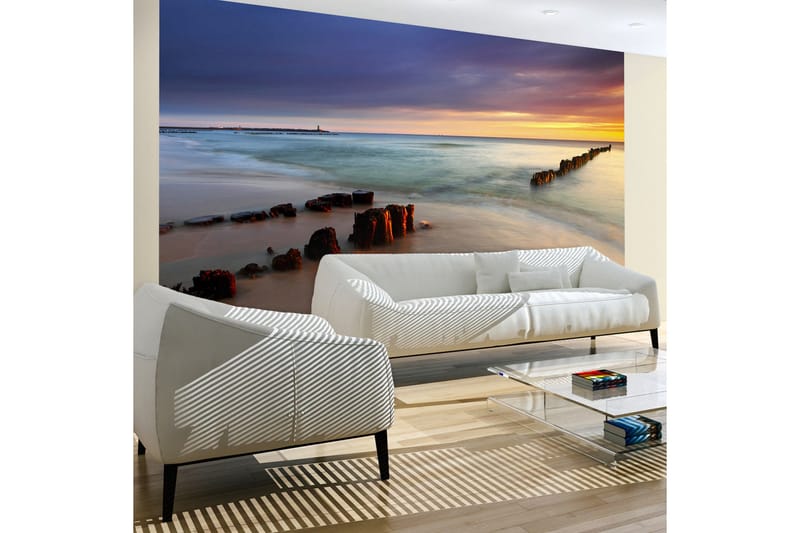 Fototapet Strand Soluppgång 350x270, Artgeist sp. z o. o.