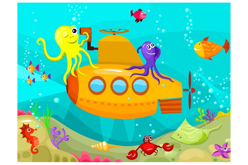 Fototapet Submarine 350x270, Artgeist sp. z o. o.