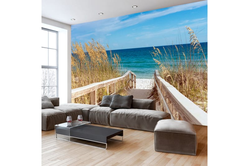 Fototapet Summer At The Seaside 350x245 - Artgeist sp. z o. o. - Inredning - Väggdekor - Tapet & tapettillbehör - Fototapet