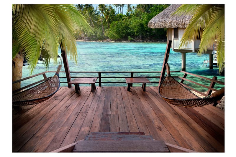 Fototapet Summer Rest 150x105 - Artgeist sp. z o. o. - Inredning - Väggdekor - Tapet & tapettillbehör - Fototapet