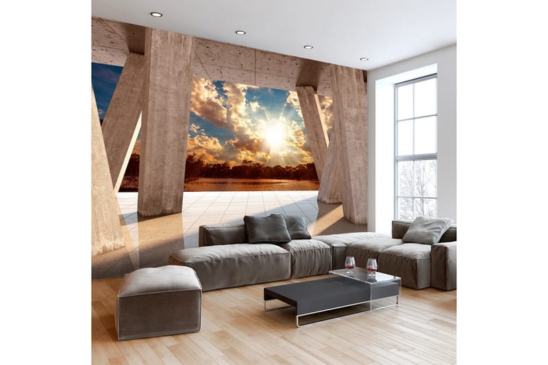 Fototapet Sunny Promenade 200x140, Artgeist sp. z o. o.