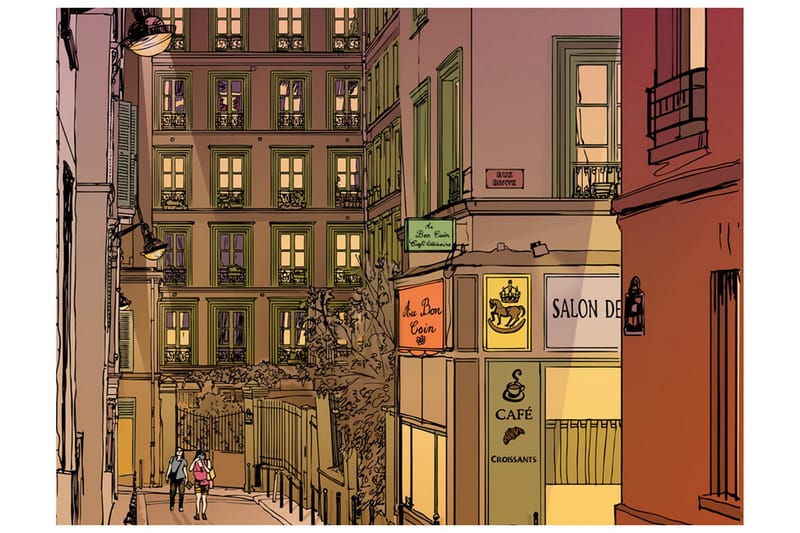 Fototapet Supper Paris 250x193, Artgeist sp. z o. o.