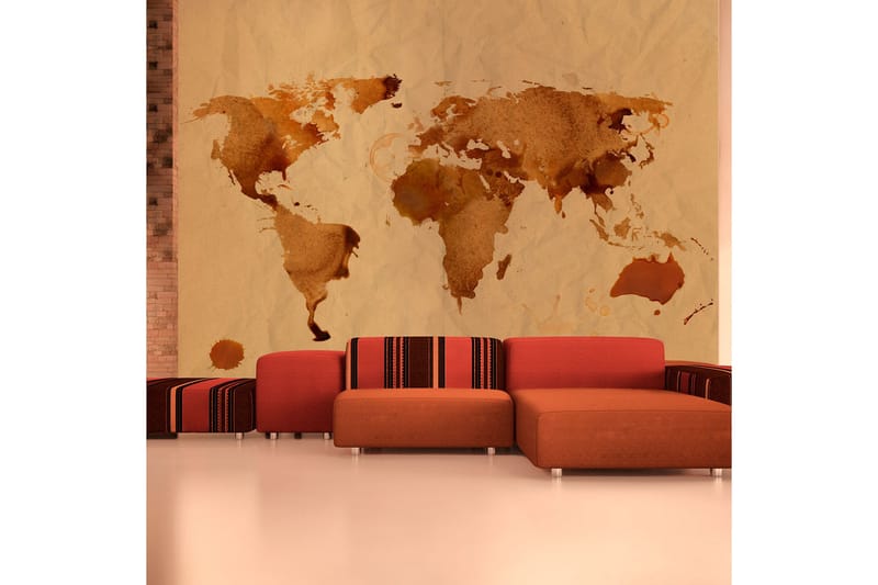 Fototapet Te Karta Över Världen 300x231 - Artgeist sp. z o. o. - Inredning - Väggdekor - Tapet & tapettillbehör - Fototapet